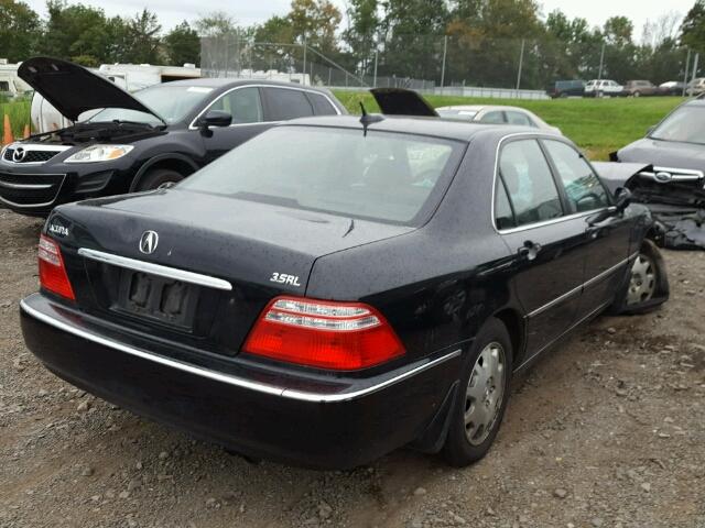 JH4KA96664C005843 - 2004 ACURA 3.5RL BLACK photo 4