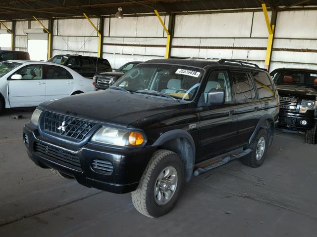 JA4LS21H43J027198 - 2003 MITSUBISHI MONTERO SP BLACK photo 2