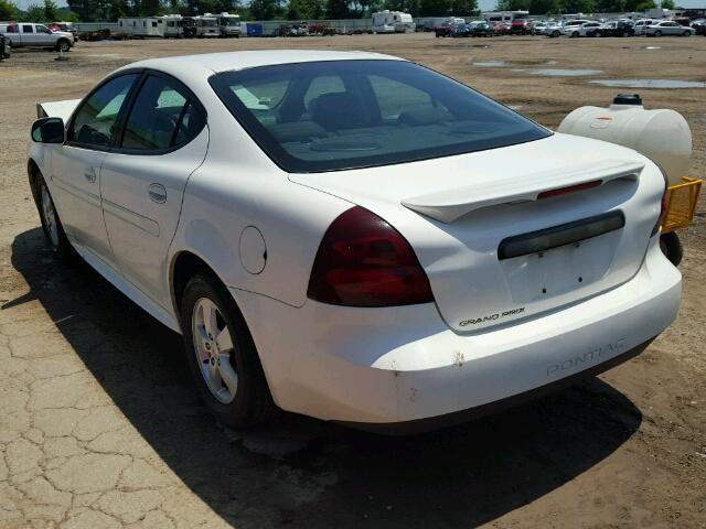 2G2WP552981100292 - 2008 PONTIAC GRAND PRIX WHITE photo 3