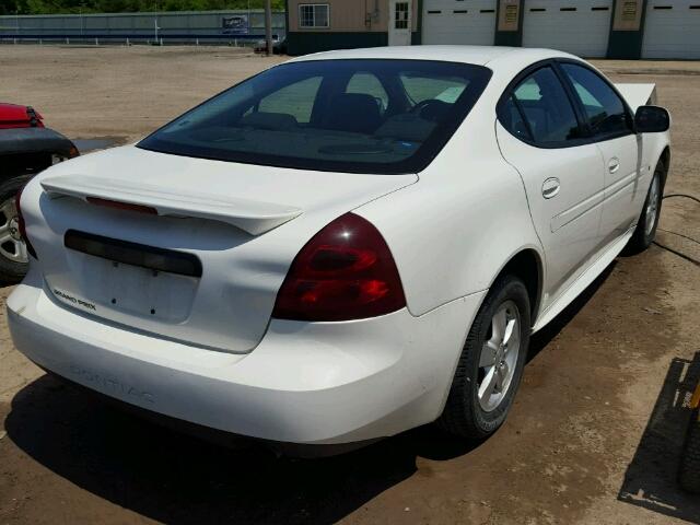 2G2WP552981100292 - 2008 PONTIAC GRAND PRIX WHITE photo 4