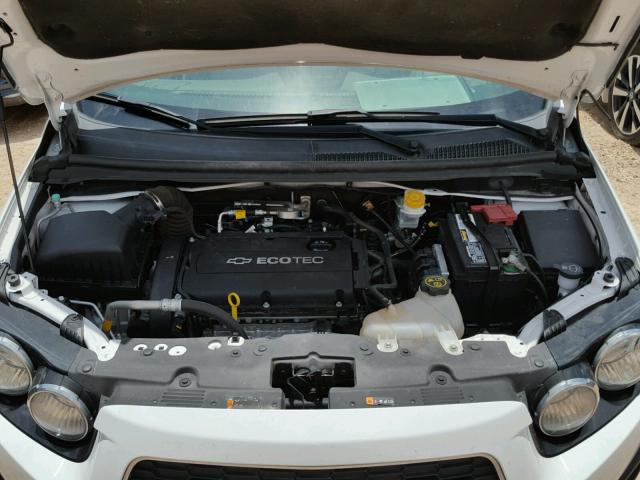 1G1JA5SH4E4179217 - 2014 CHEVROLET SONIC LS WHITE photo 7