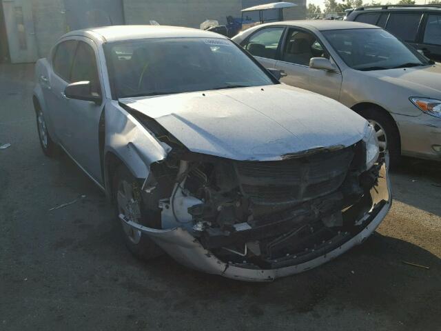 1B3CC4FB0AN182437 - 2010 DODGE AVENGER SILVER photo 1