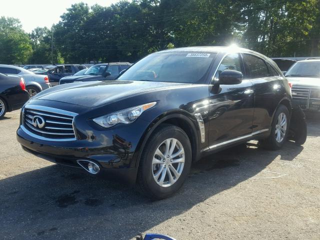 JN8CS1MU4GM672077 - 2016 INFINITI QX70 BLACK photo 2