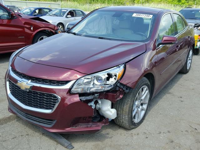 1G11C5SL3EF238583 - 2014 CHEVROLET MALIBU 1LT MAROON photo 2