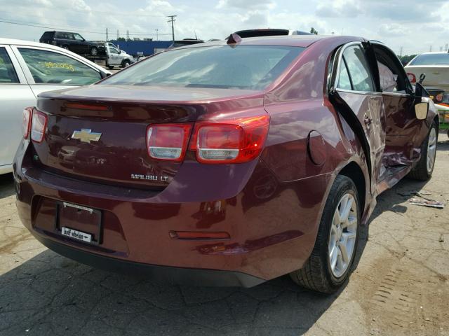 1G11C5SL3EF238583 - 2014 CHEVROLET MALIBU 1LT MAROON photo 4