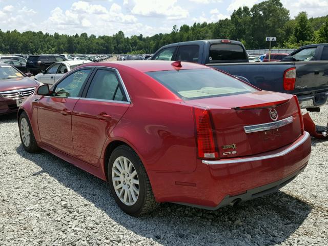 1G6DE5E51C0138559 - 2012 CADILLAC CTS LUXURY RED photo 3