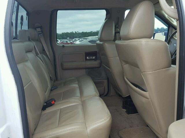 1FTPW12568FA17504 - 2008 FORD F150 WHITE photo 6