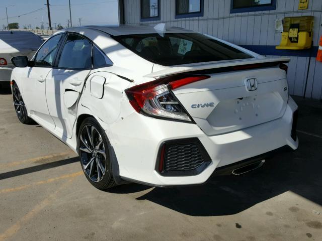 2HGFC1E50JH704161 - 2018 HONDA CIVIC SI WHITE photo 3