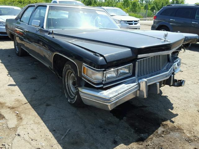 6B69S5Q210145 - 1975 CADILLAC FLEETWOOD BLACK photo 1