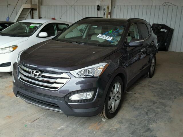 5XYZWDLA1FG259097 - 2015 HYUNDAI SANTA FE S GRAY photo 2