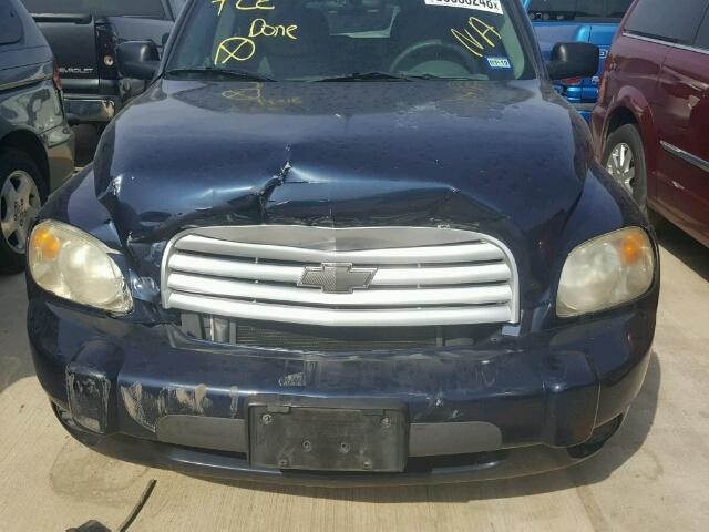 3GNDA13D87S619393 - 2007 CHEVROLET HHR LS ლურჯი ფოტო 10