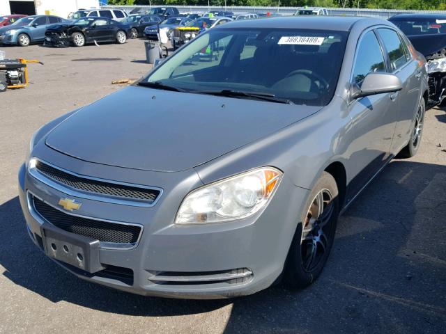 1G1ZH57B49F252454 - 2009 CHEVROLET MALIBU 1LT ნაცრისფერი ფოტო 2