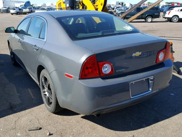 1G1ZH57B49F252454 - 2009 CHEVROLET MALIBU 1LT ნაცრისფერი ფოტო 3
