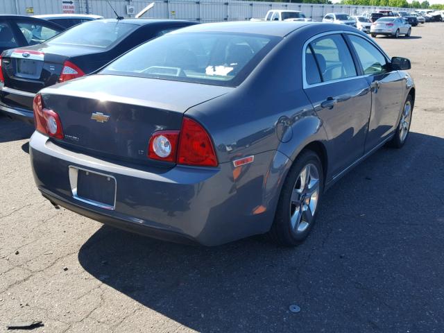 1G1ZH57B49F252454 - 2009 CHEVROLET MALIBU 1LT ნაცრისფერი ფოტო 4
