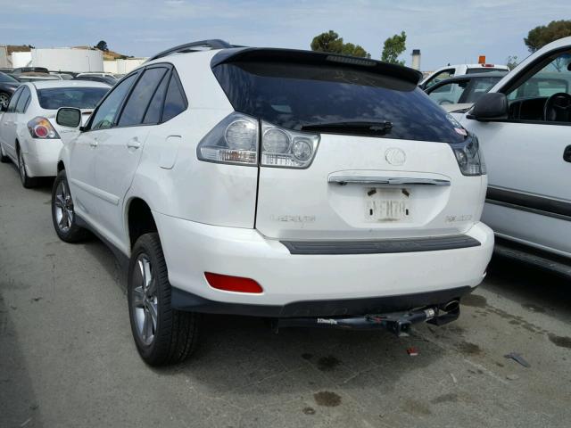 JTJHW31U760003892 - 2006 LEXUS RX 400 WHITE photo 3