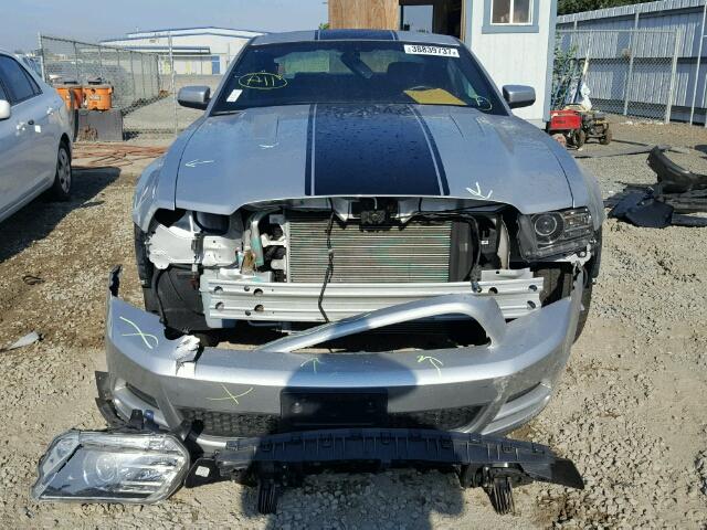 1ZVBP8CF4D5267571 - 2013 FORD MUSTANG GT SILVER photo 9