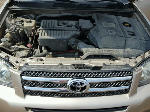 JTEEW21A760009354 - 2006 TOYOTA HIGHLANDER BEIGE photo 7