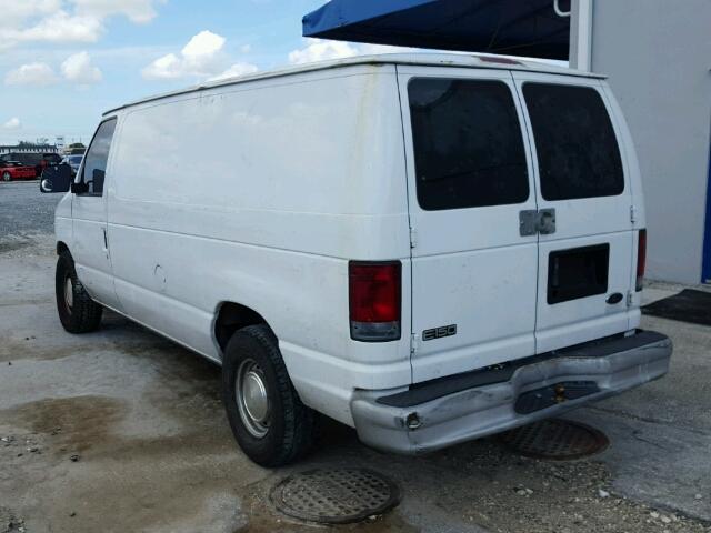 1FTRE14262HB81572 - 2002 FORD ECONOLINE WHITE photo 3