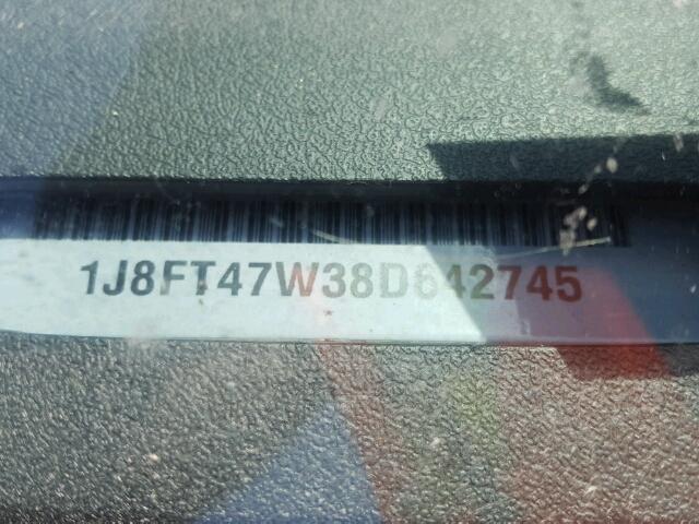 1J8FT47W38D642745 - 2008 JEEP COMPASS SP 白色 照片 10