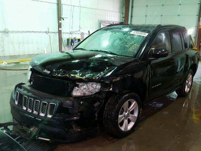 1C4NJDBB8CD633559 - 2012 JEEP COMPASS SP BLACK photo 2