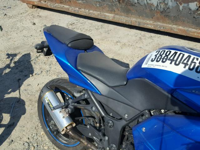 JKAEXMJ188DA01818 - 2008 KAWASAKI EX250 J BLUE photo 6