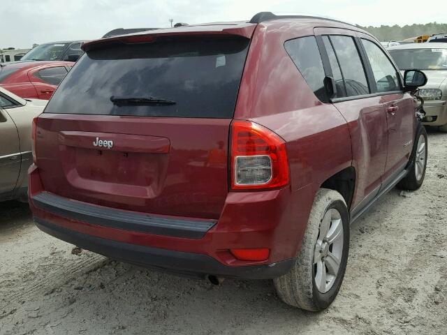 1J4NT1FB4BD138478 - 2011 JEEP COMPASS SP RED photo 4