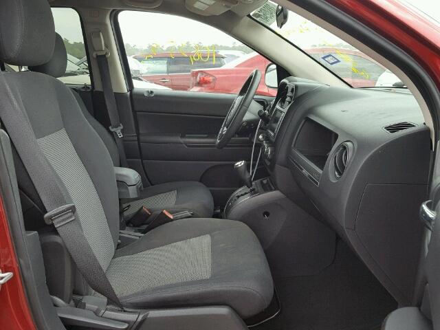 1J4NT1FB4BD138478 - 2011 JEEP COMPASS SP RED photo 5