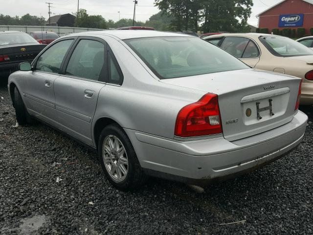 YV1TS592151402680 - 2005 VOLVO S80 2.5T SILVER photo 3