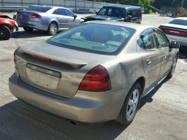 2G2WP552171146987 - 2007 PONTIAC GRAND PRIX BROWN photo 4