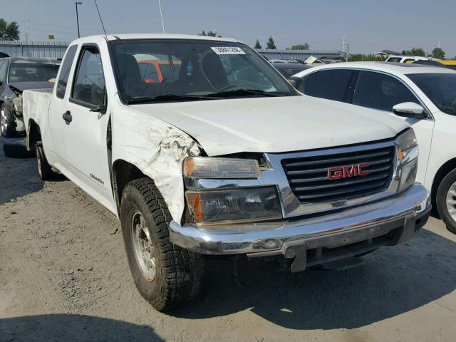 1GTCS196958140772 - 2005 GMC CANYON WHITE photo 1