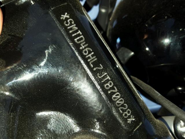 SMTD46HL7JT870028 - 2018 TRIUMPH MOTORCYCLE BONNEVILLE BLACK photo 10