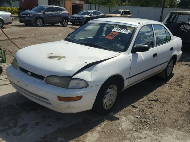 1Y1SK5260SZ060288 - 1995 GEO PRIZM BASE თეთრი ფოტო 2