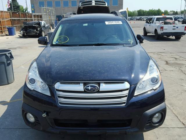 4S4BRCGC8D3300272 - 2013 SUBARU OUTBACK 2. BLUE photo 9