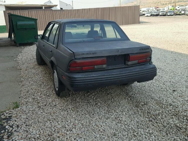 1G1JC5448P7141575 - 1993 CHEVROLET CAVALIER V BLACK photo 3