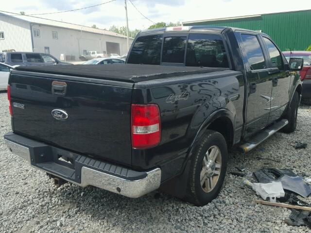 1FTPW14546FA13879 - 2006 FORD F150 SUPER BLACK photo 4