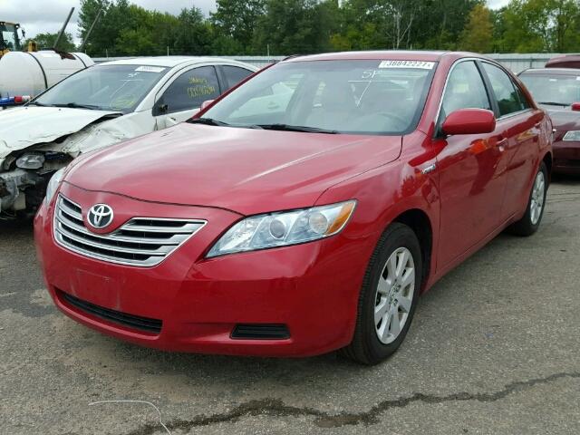 4T1BB46KX9U105214 - 2009 TOYOTA CAMRY RED photo 2