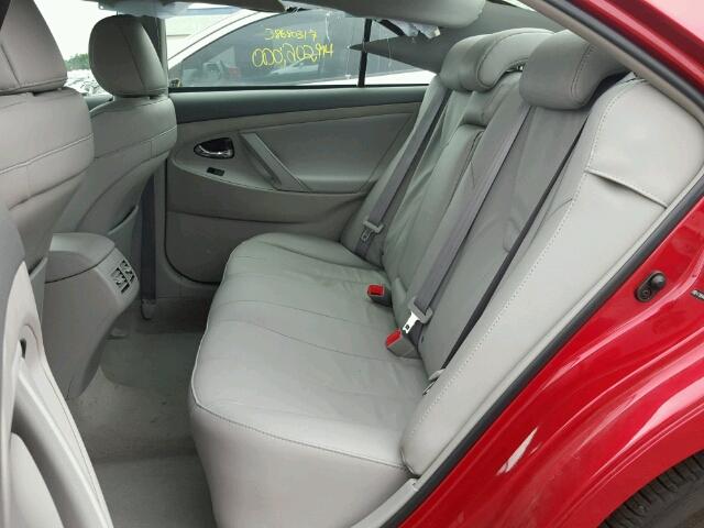 4T1BB46KX9U105214 - 2009 TOYOTA CAMRY RED photo 6