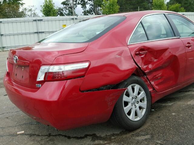 4T1BB46KX9U105214 - 2009 TOYOTA CAMRY RED photo 9