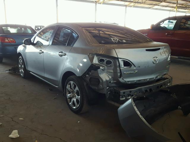 JM1BL1UP0D1831124 - 2013 MAZDA 3 I GRAY photo 3