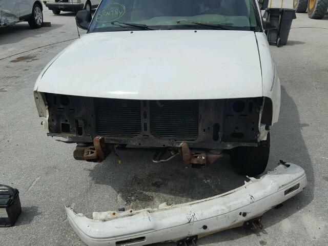 1GTCS19Z0S8535199 - 1995 GMC SONOMA WHITE photo 9