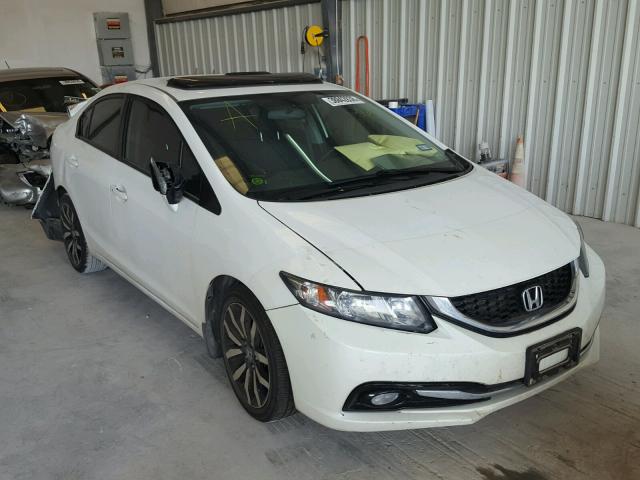 19XFB2F93FE077287 - 2015 HONDA CIVIC EXL თეთრი ფოტო 1