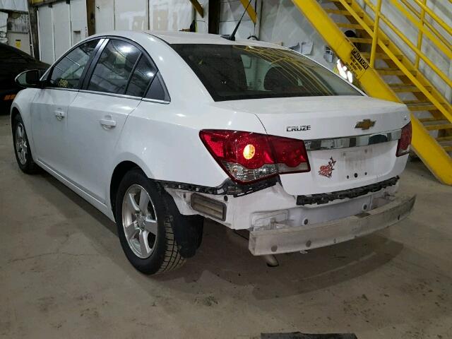 1G1PC5SBXD7268898 - 2013 CHEVROLET CRUZE LT WHITE photo 3