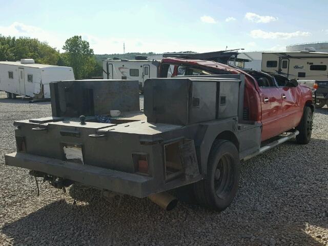 1GCJC33164F159478 - 2004 CHEVROLET SILVERADO RED photo 4