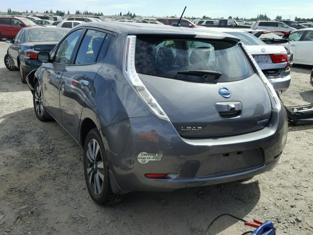 1N4BZ0CP4HC303984 - 2017 NISSAN LEAF S GRAY photo 3