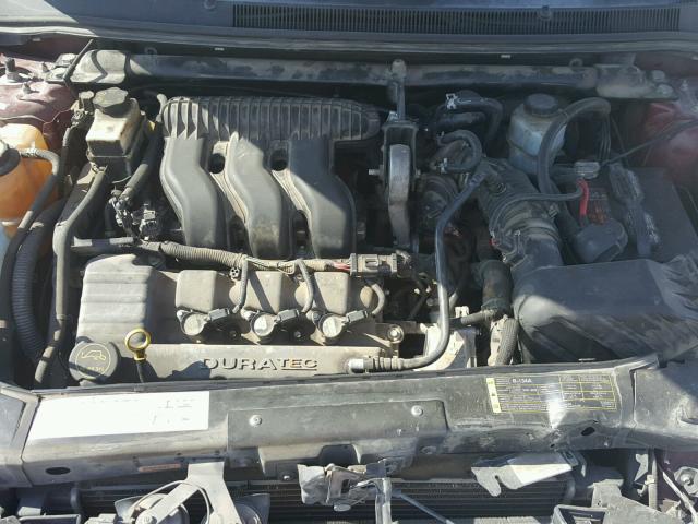 1FAFP25195G118751 - 2005 FORD FIVE HUNDR RED photo 7