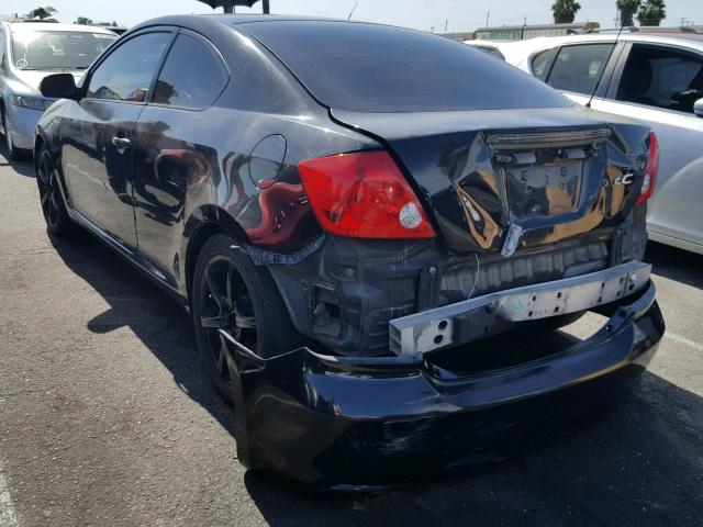 JTKDE177860107567 - 2006 TOYOTA SCION TC 黑色 照片 3