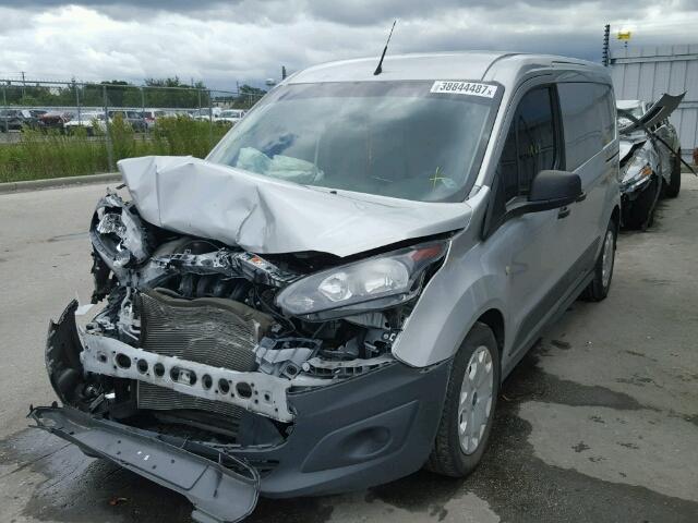 NM0LE7E73E1139647 - 2014 FORD TRANSIT CO SILVER photo 2