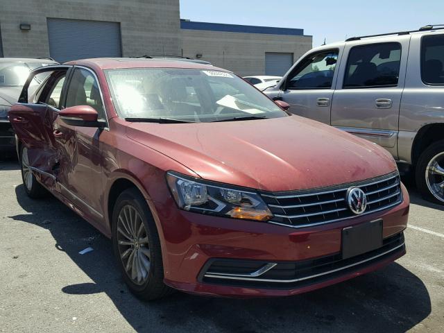 1VWBT7A31HC075783 - 2017 VOLKSWAGEN PASSAT SE RED photo 1