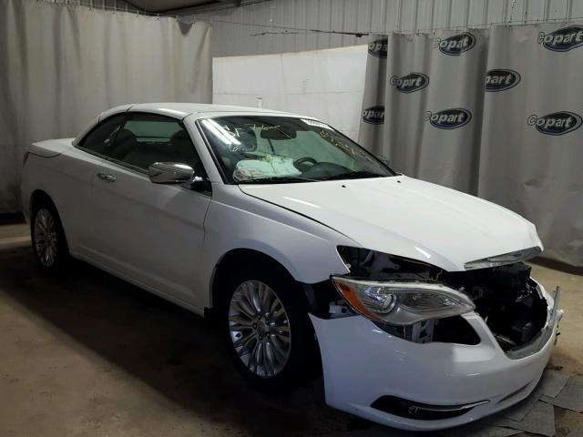 1C3BCBFG9EN136772 - 2014 CHRYSLER 200 LIMITE WHITE photo 1