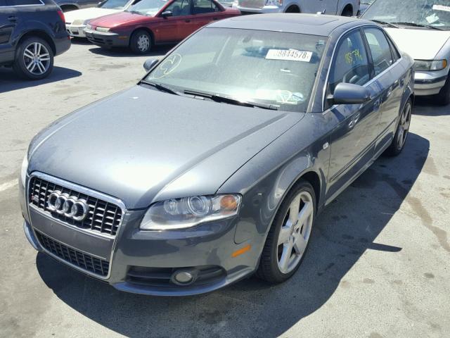 WAUEF78E56A042323 - 2006 AUDI A4 S-LINE GRAY photo 2